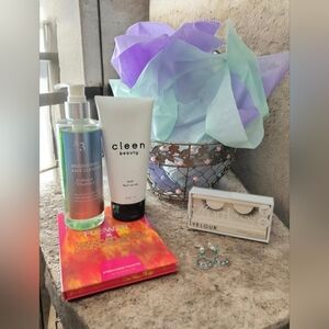 Beauty Bundle in Metal & Bead Basket NEW